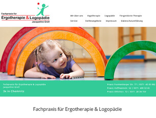 Ergotherapiepraxis Jacqueline Groll umfasst die gängigsten ergotherapeutischen Therapiemaßnahmen und Konzepte | Design | SEO | CMS | Bild